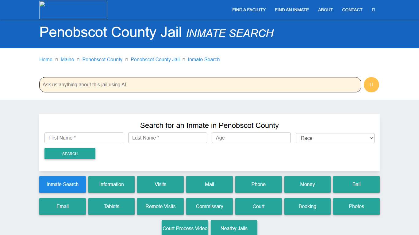 Penobscot County Inmate Search & Roster Find Inmates ME