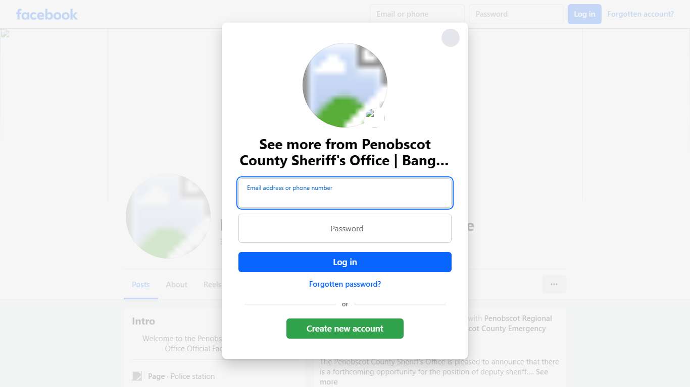 Penobscot County Sheriff's Office Bangor ME Facebook